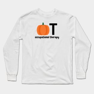 Halloween Occupational Therapy Design Long Sleeve T-Shirt